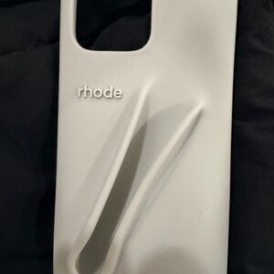 RHODE Sleek Silver Phone Case